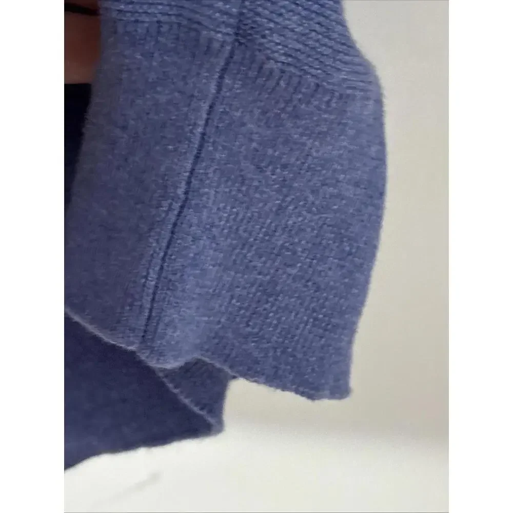 Sz 2XL J Crew Sweater Men's Blue Crew Neck Long Sleeve Cotton Preppy‎ Sweater